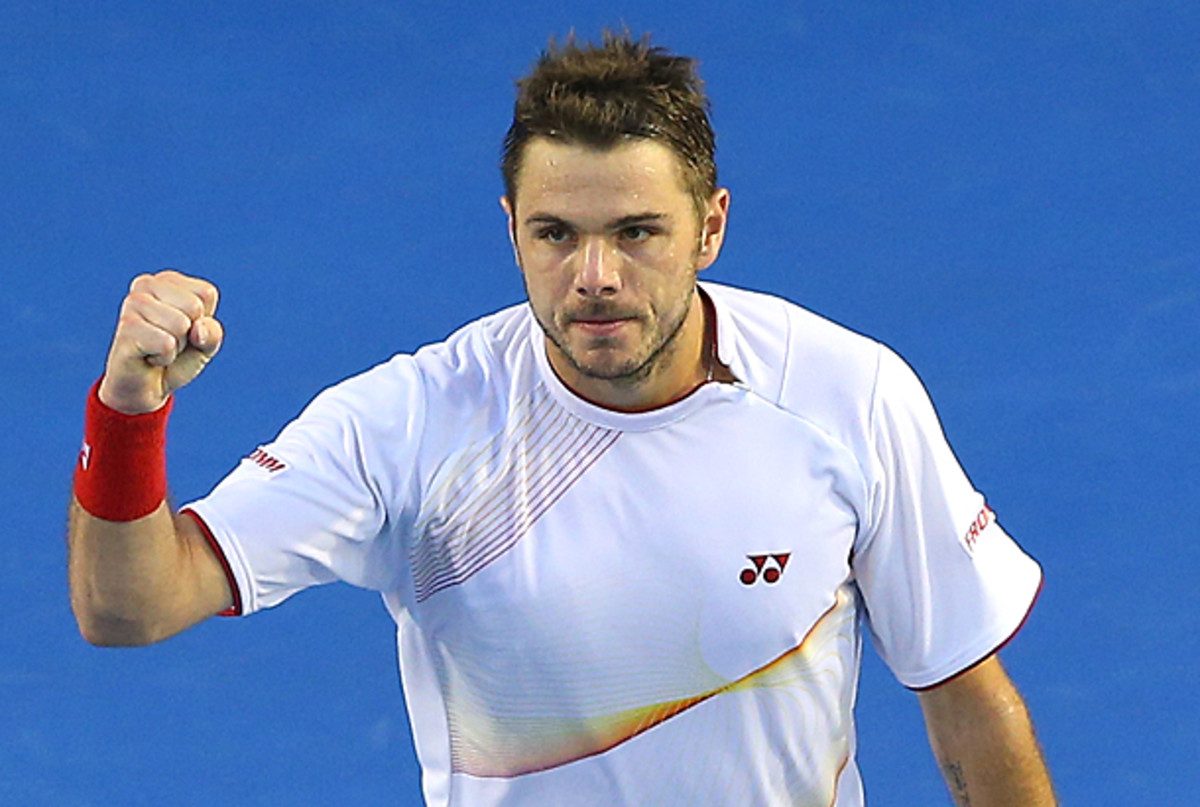 Stanislas Wawrinka ended Novak Djokovic's 28-match winning streak. (Quinn Rooney/Getty Images)
