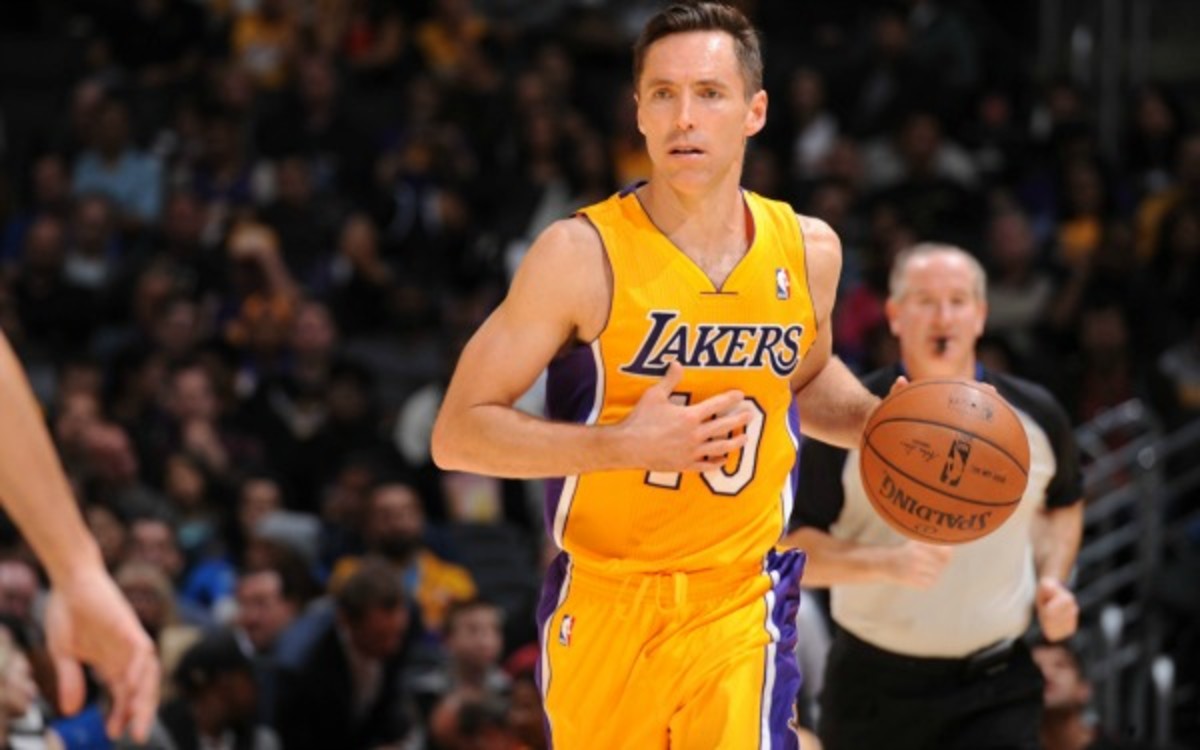 Steve Nash is likely done for the season -- and possibly for good. (Andrew D. Bernstein/Getty Images)