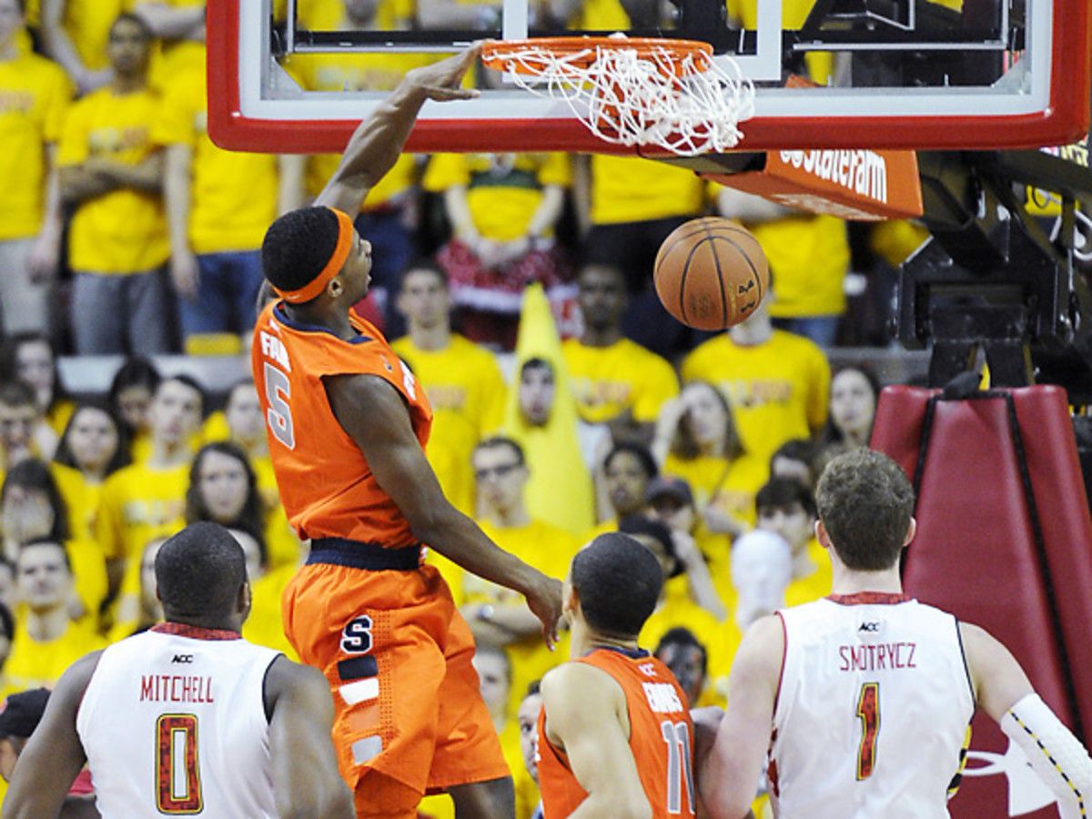 Senior C.J. Fair hit some timely shots for Syracuse and finished with 17 points.