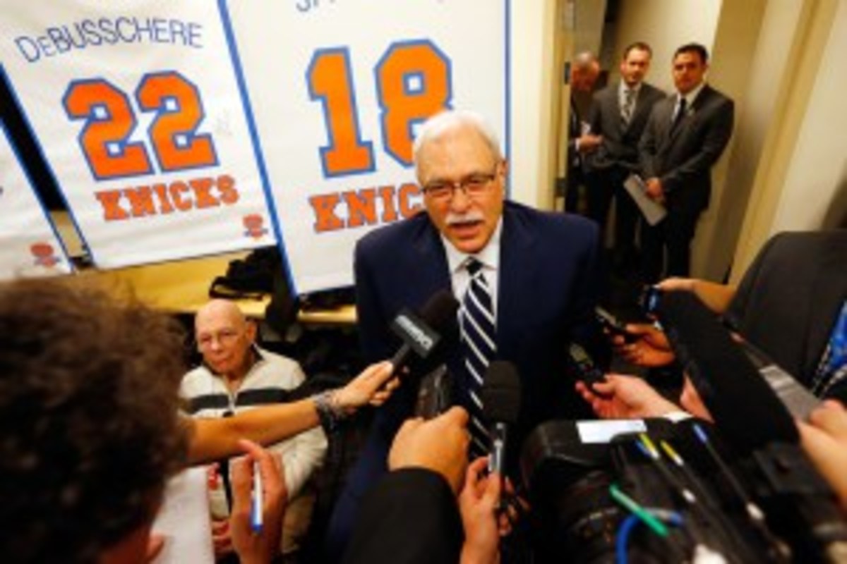 Phil Jackson won a title as a player with the Knicks in 1970 and '73. (Jim McIsaac/Getty Images)