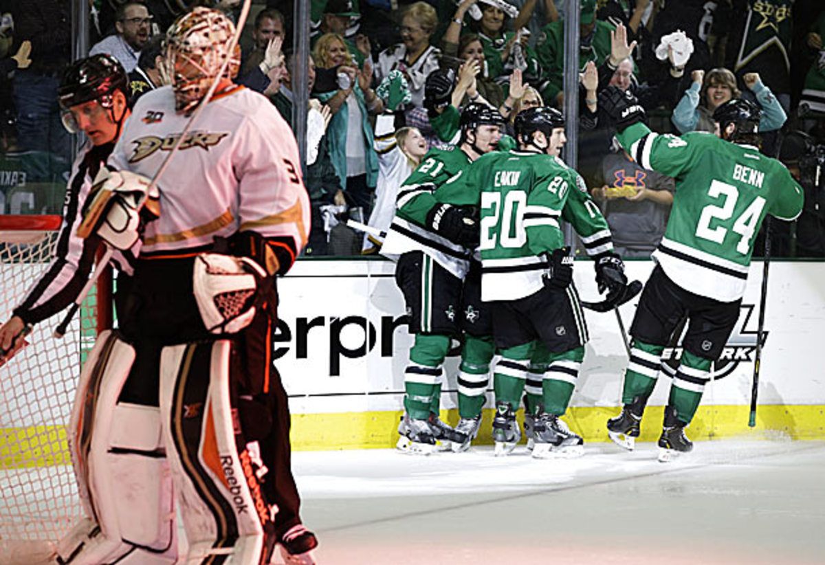 Goalie Frederik Andersen of the Anaheim Ducks