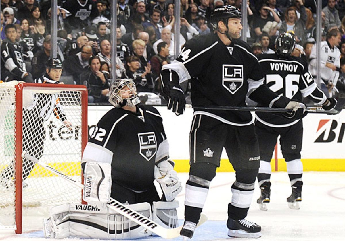 Jonathan Quick and the Kings are an 0-3 playoff hole vs. Anaheim