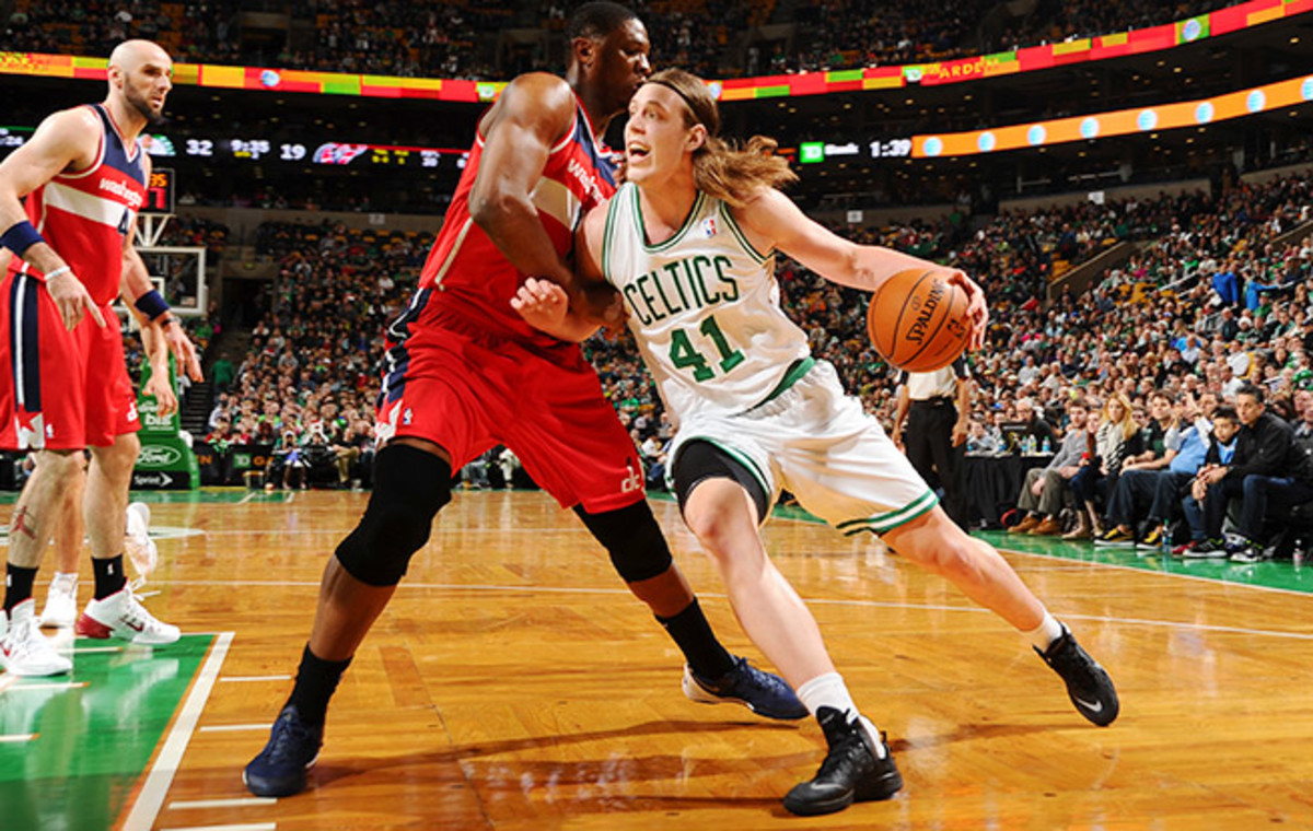 Kelly Olynyk is tied for seventh among rookies in points and ranks second in rebounding.