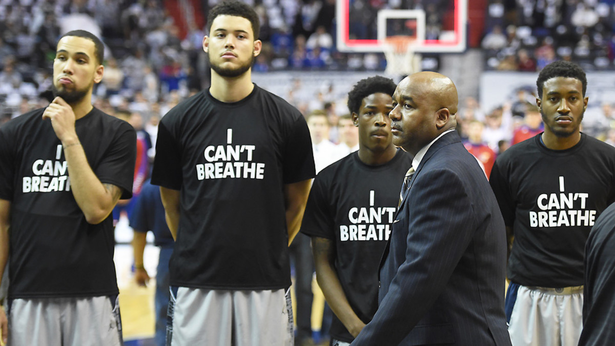 Georgetown players wear 'I Can't Breathe' T-shirts, more - Sports ...