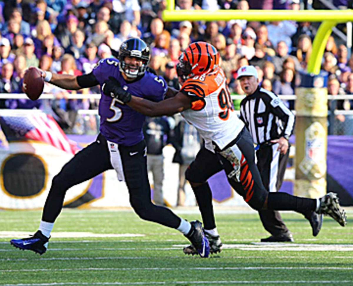 The Bengals need Carlos Dunlap to be a terror off the edge. (Simon Bruty/Sports Illustrated)