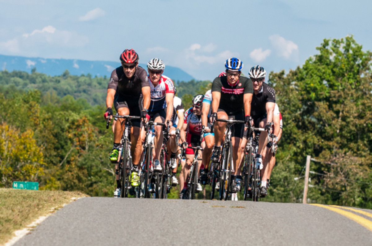 One of the biggest perks of Hotel Domestique is the ability to ride with Hincapie on his old training grounds at the base of the foothills of the Blue Ridge Mountains, and as he puts it, "people can come in and live like a pro cyclist for a few days."