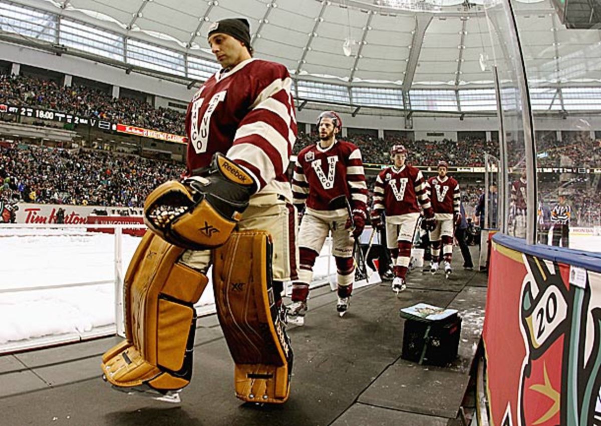 Roberto Luongo of the Vancouver Canucks was traded to Florida