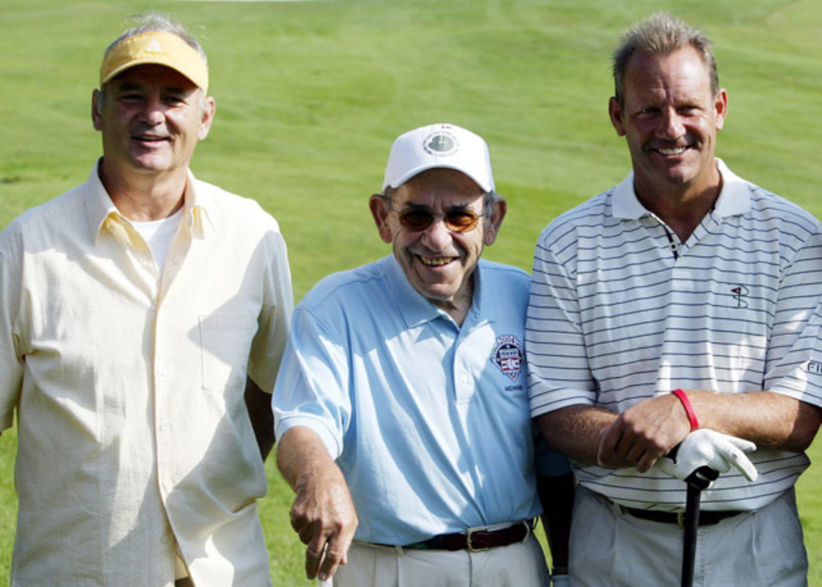 Bill Murray, Yogi Berra and George Brett