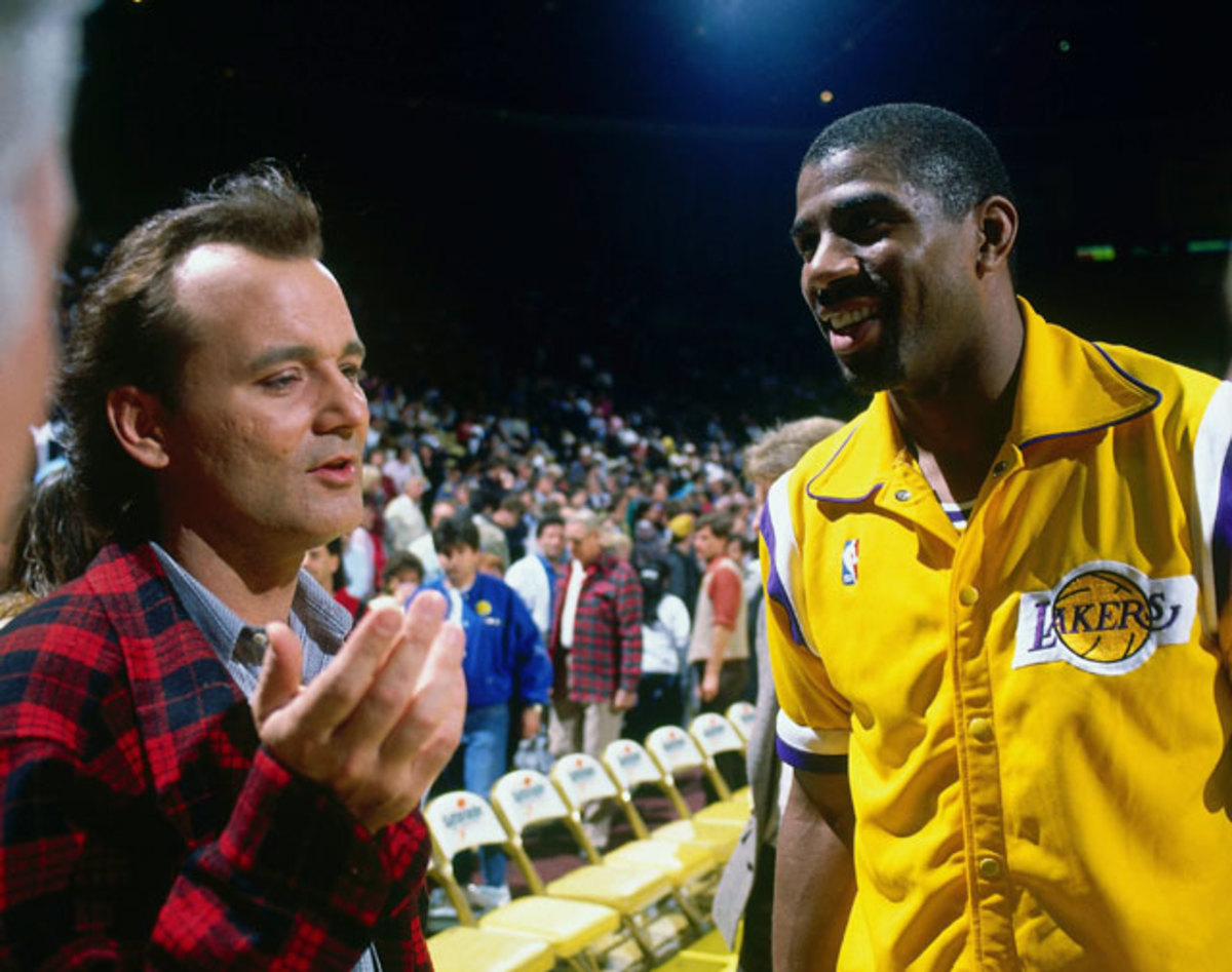 Bill Murray and Magic Johnson