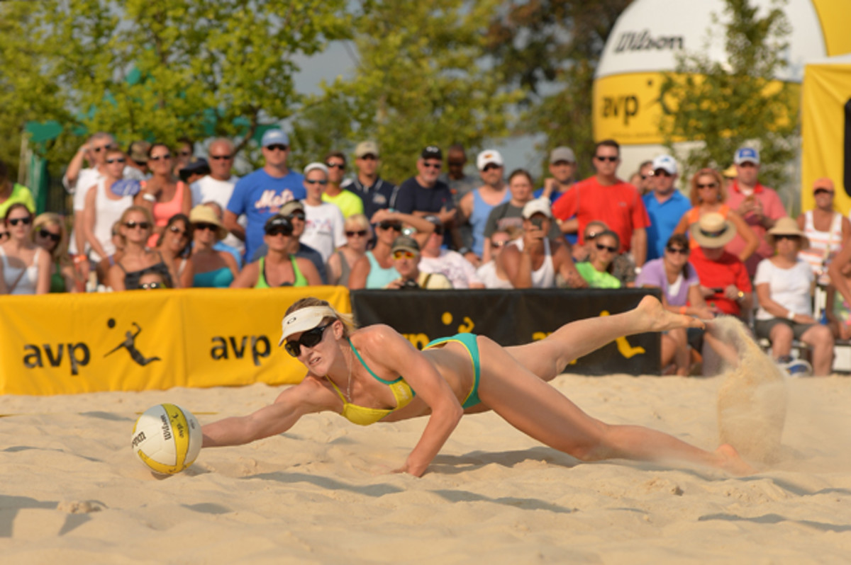 The vocal leader of the volleyball tandem, Emily Day is very different from Ross in a lot of ways, but it seems that dichotomy has helped the two become a formidable team in the AVP Tour as they enter as the top seed in the Women's division. 