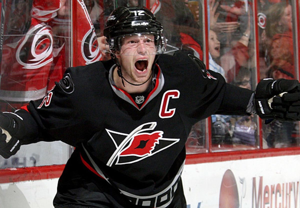 Eric Staal of the Carolina Hurricanes