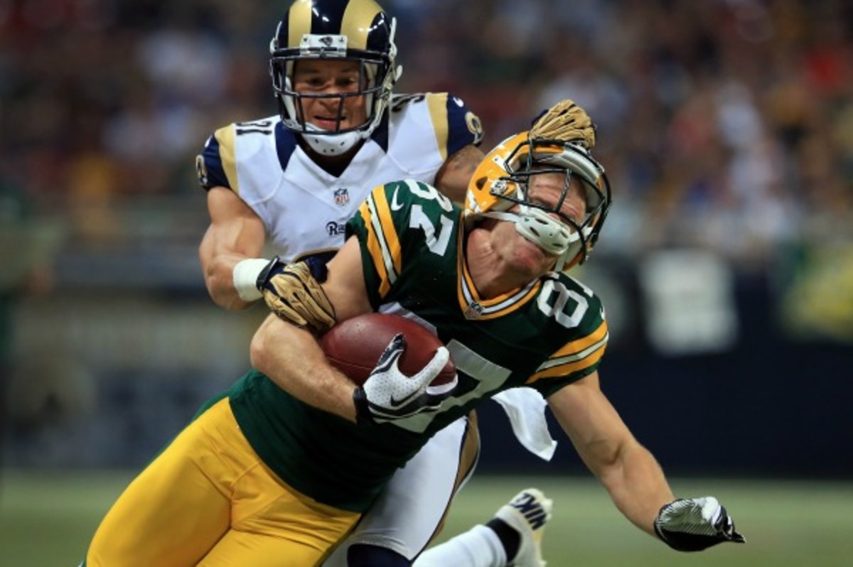 Courtland Finnegan Jordy Nelson. (Doug Pensinger/Getty Images)