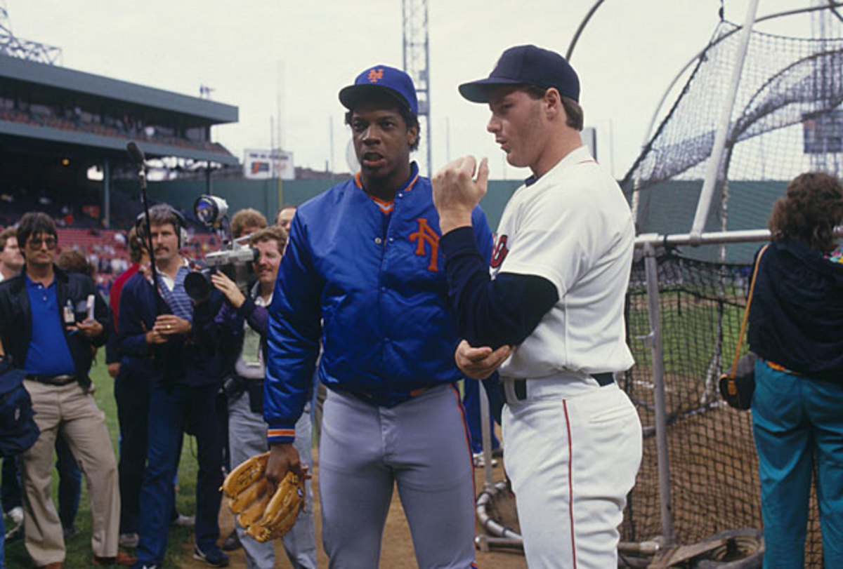 Dwight Gooden and Roger Clemens :: Getty Images