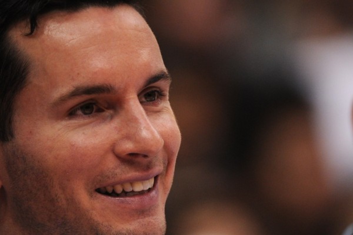 When J.J. Redick plays, the Clippers' points per 100 possessions is higher than when Chris Paul or Blake Griffin plays. (Lisa Blumenfeld/Getty Images)