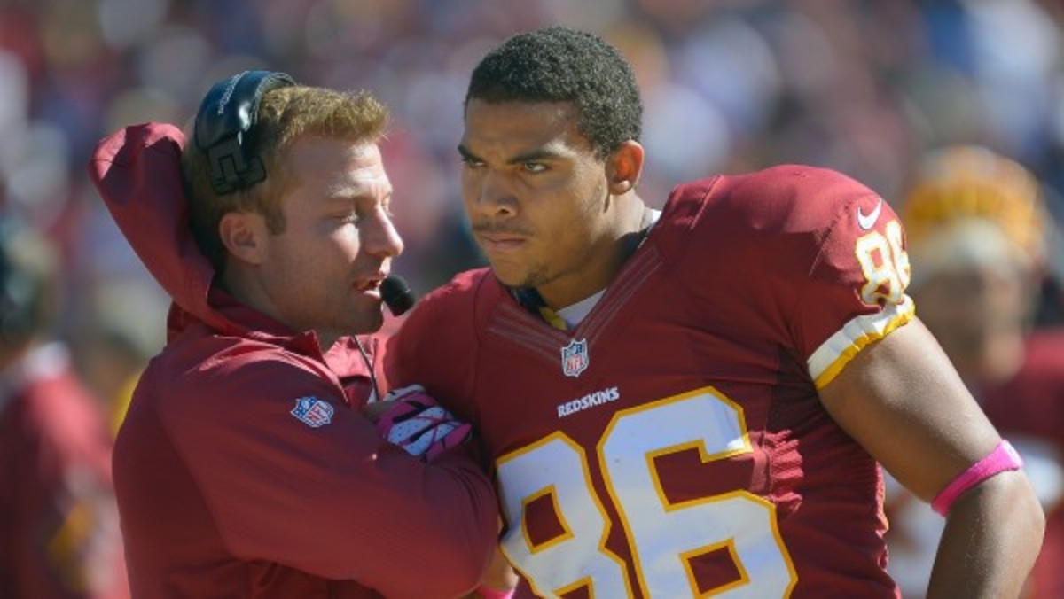 Redskins tight end Jordan Reed said the second concussion was much worse because of the first one that he didn't report. (The Washington Post/Getty Images)