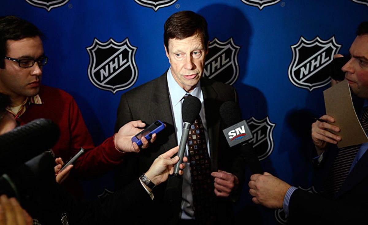 David Poile is still recovering after being struck in the head by a puck during a Predators game.