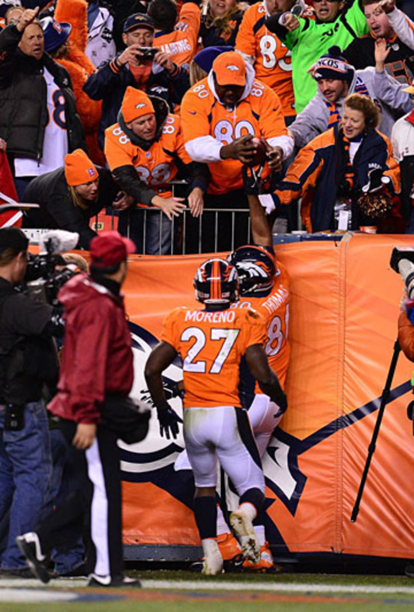 Thomas had eight touchdowns this season and was one of five Broncos to catch at least 60 passes. (Robert Beck/SI)