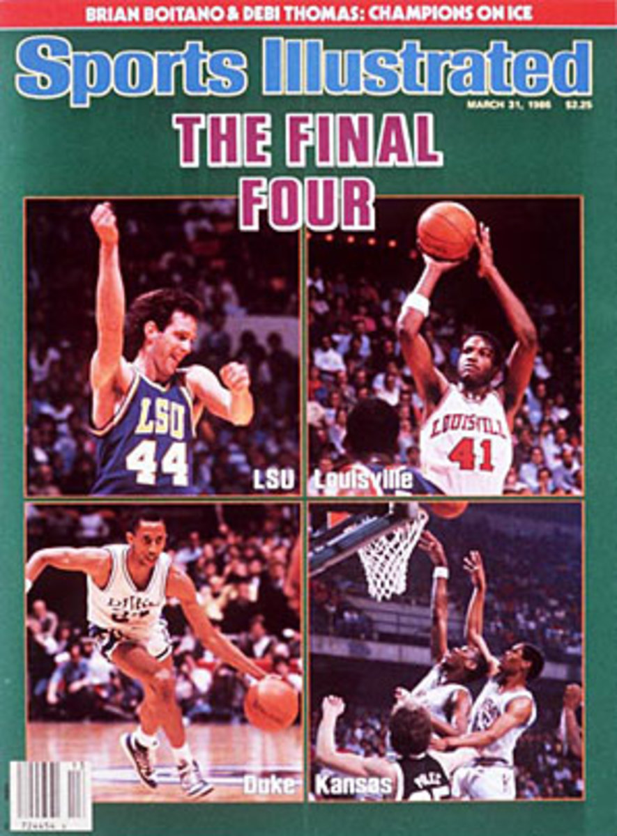 The 1986 Final Four featured Cinderella LSU, perennial force Louisville, rising power Duke and the return of Kansas.