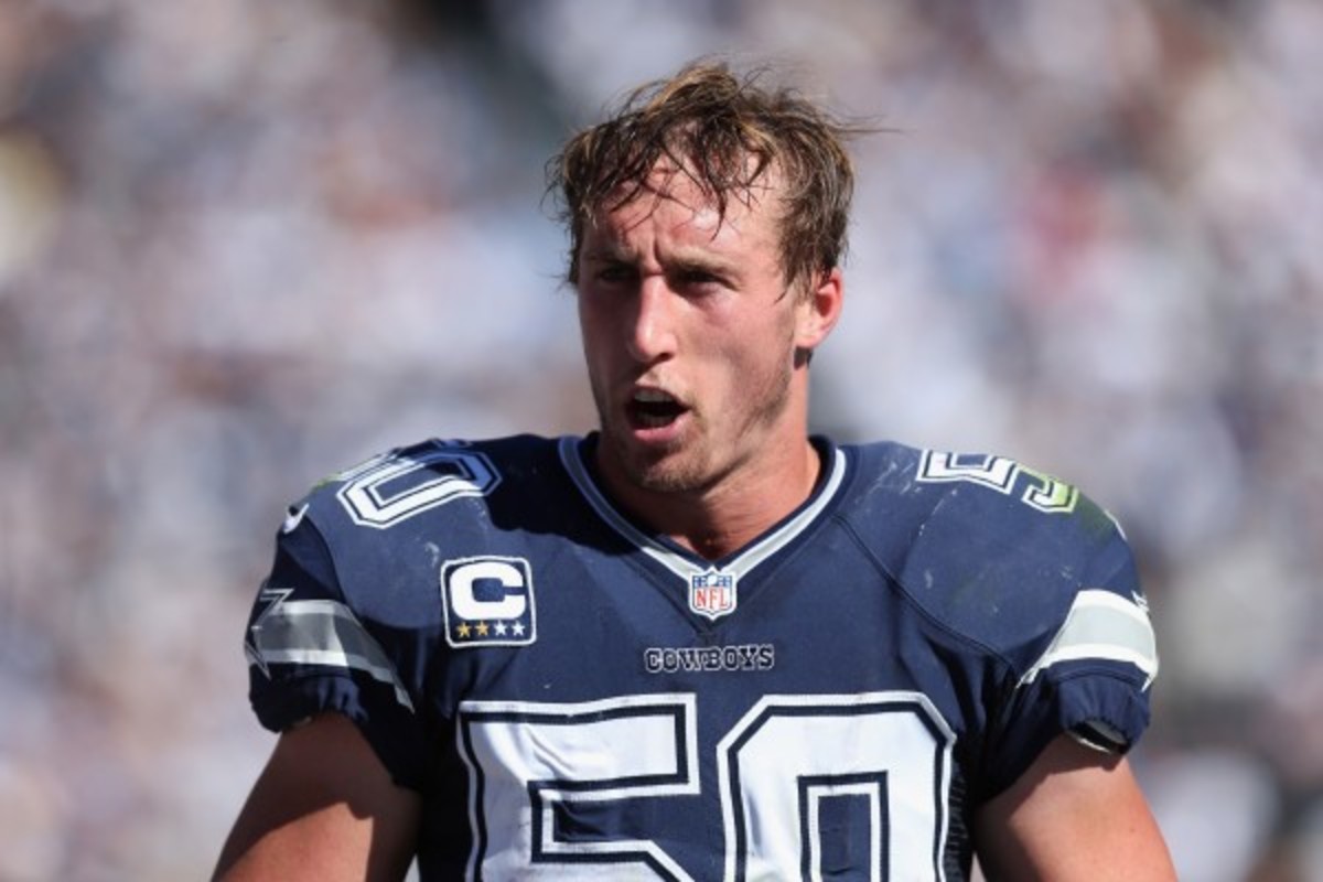 Sean Lee had 99 combined tackles with four interceptions and six passes defensed last season. (Jeff Gross/Getty Images)