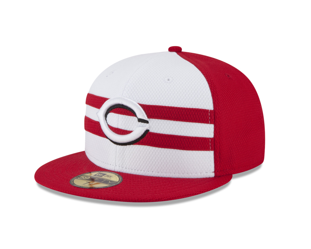 Special caps with horizontal stripes for MLB AllStar Game Sports
