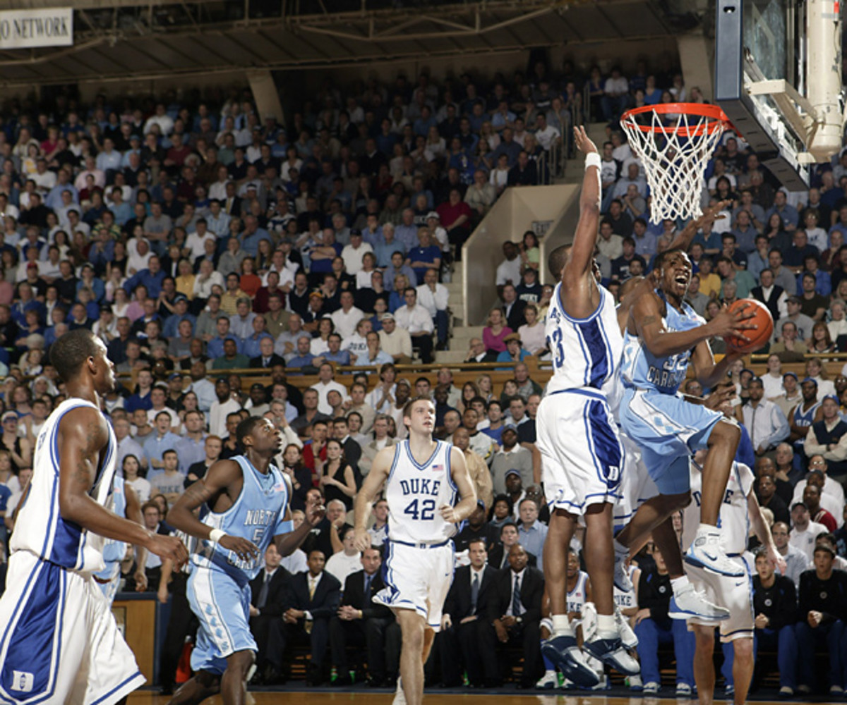 Rashad McCants and Shelden Williams