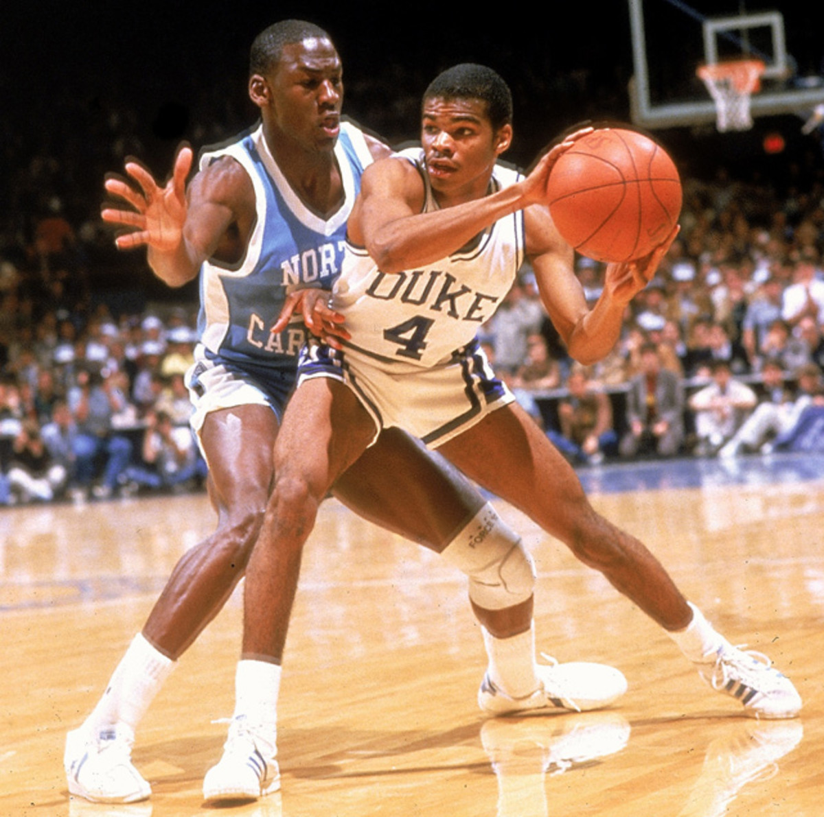 Michael Jordan and Tommy Amaker
