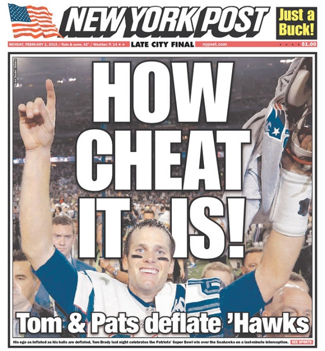 super bowl newspaper front pages new england seattle