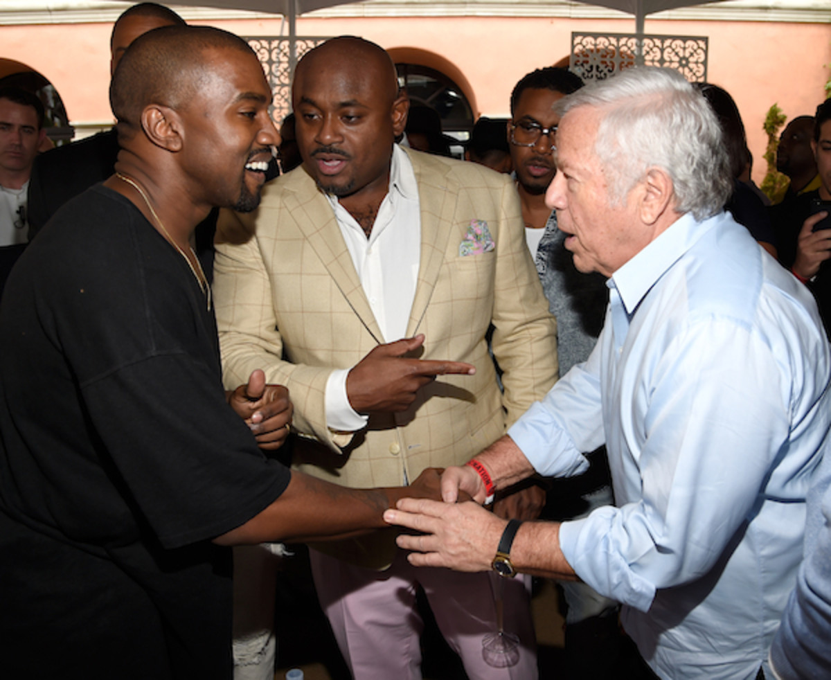 kanye west robert kraft grammys brunch