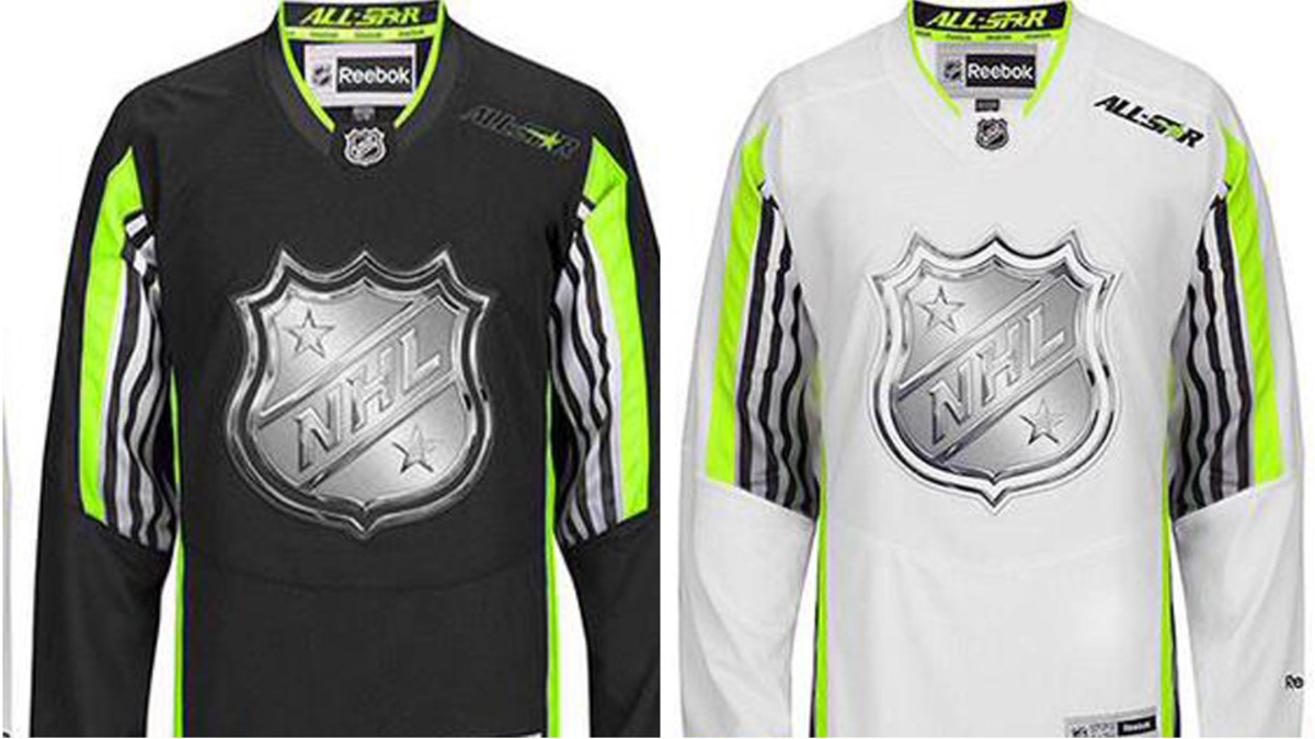 NHL unveils neon green 2015 all-star jerseys