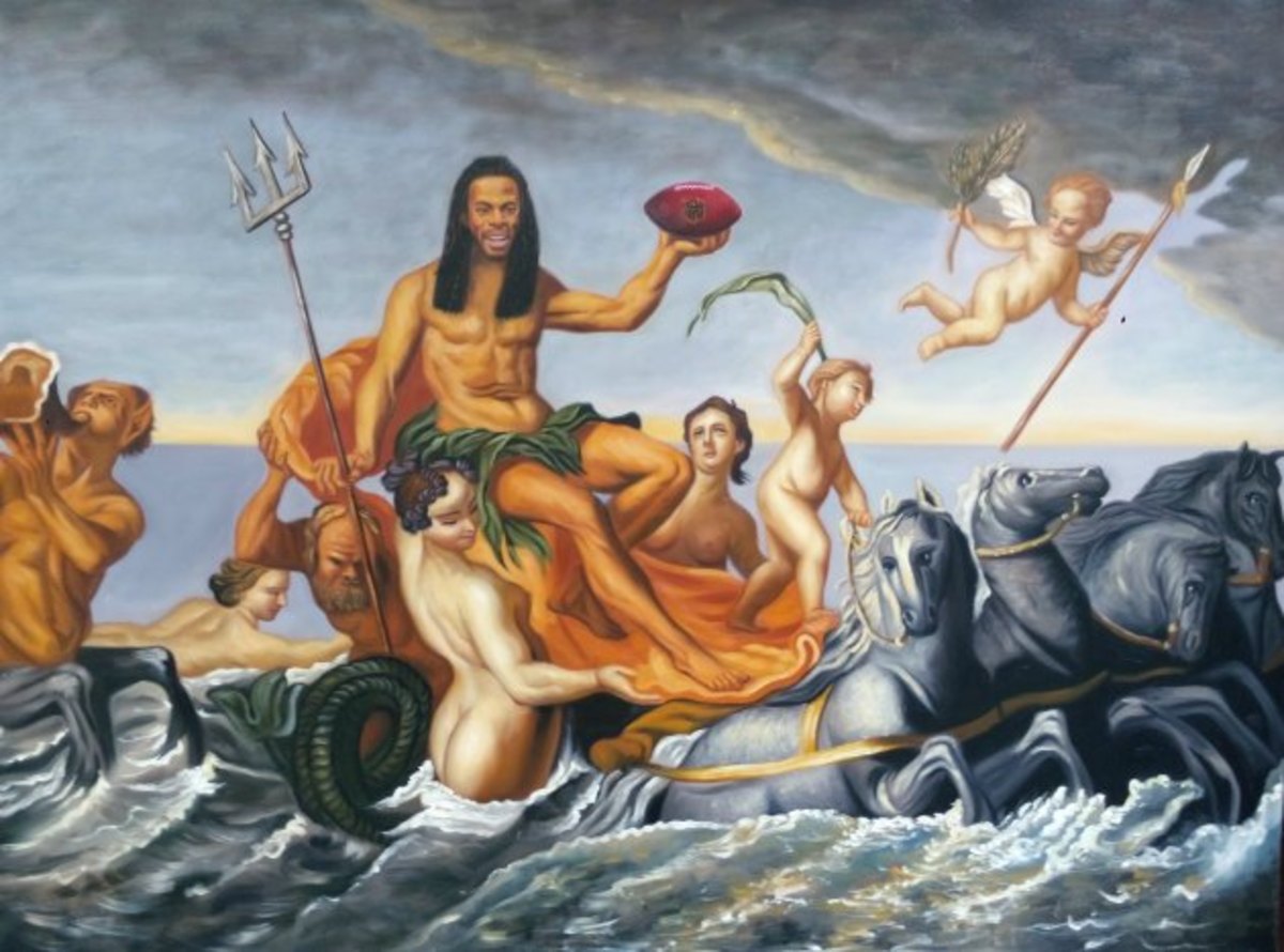 Richard Sherman in 'The return of Neptune' by John Singleton Copley, 1754