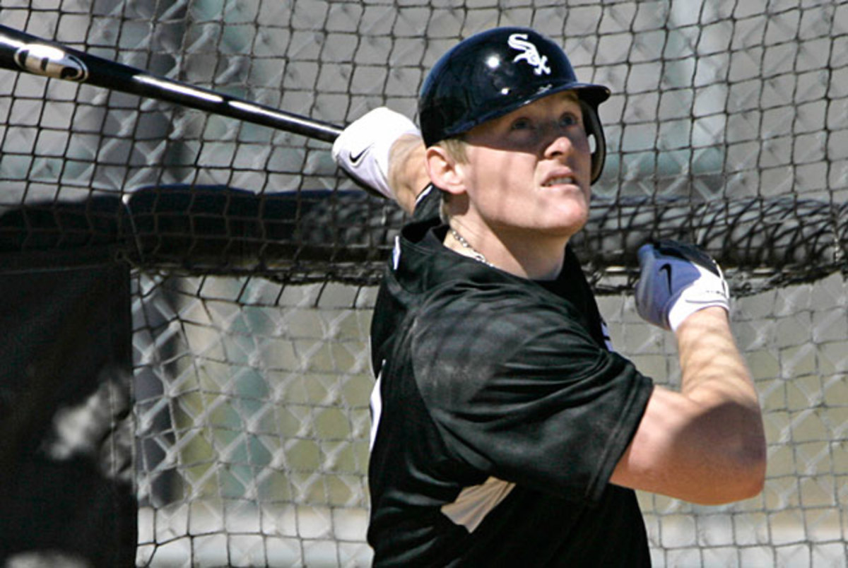 Brian Anderson, shown in 2007, never became the star he was expected to be, but he's back in White Sox camp this spring.