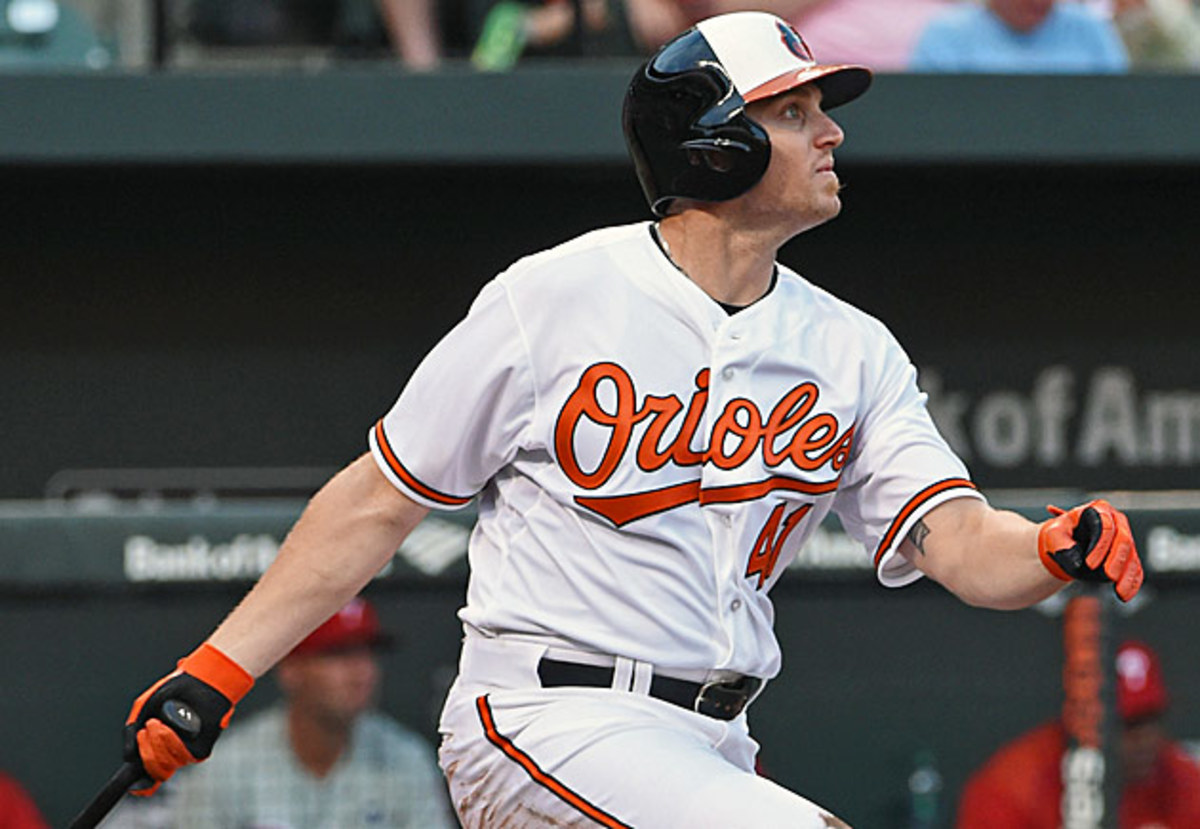 Chris Parmelee went 4-for-6 with two home runs and 10 total bases in his Orioles debut