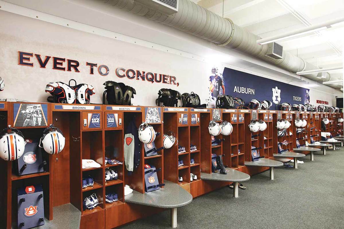 Auburn football locker room redesign - Sports Illustrated