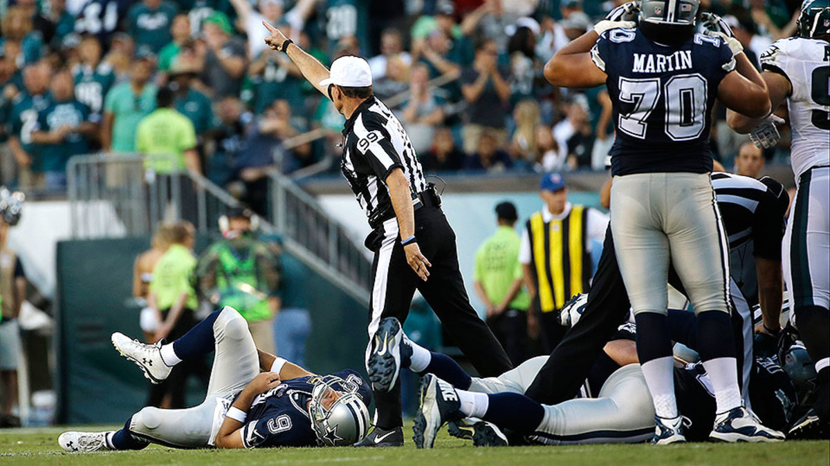 NFL Week 2 Snaps: Tony Romo injury, NFC East chaos - Sports Illustrated