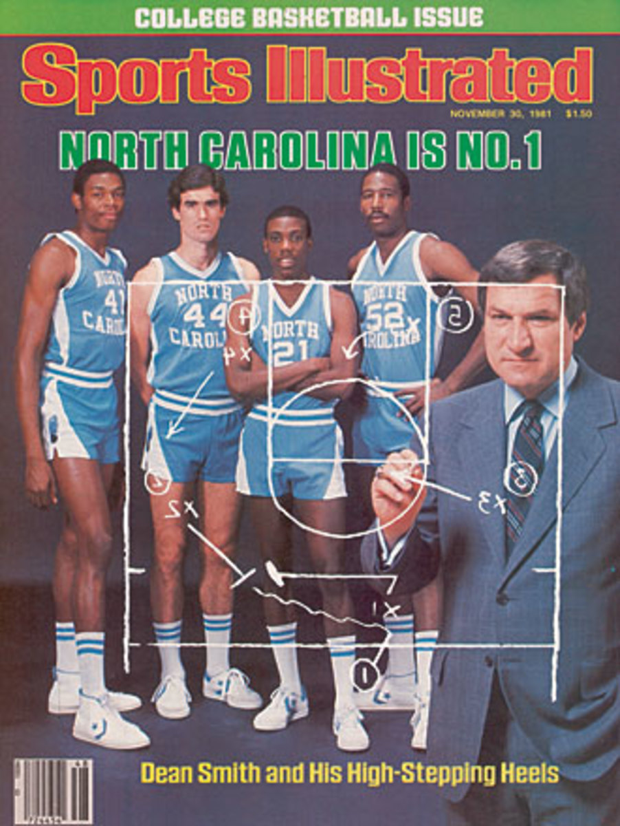 The only Tar Heels starter missing from this cover is the man who went on to appear on more SI covers than anyone else: Michael Jordan.