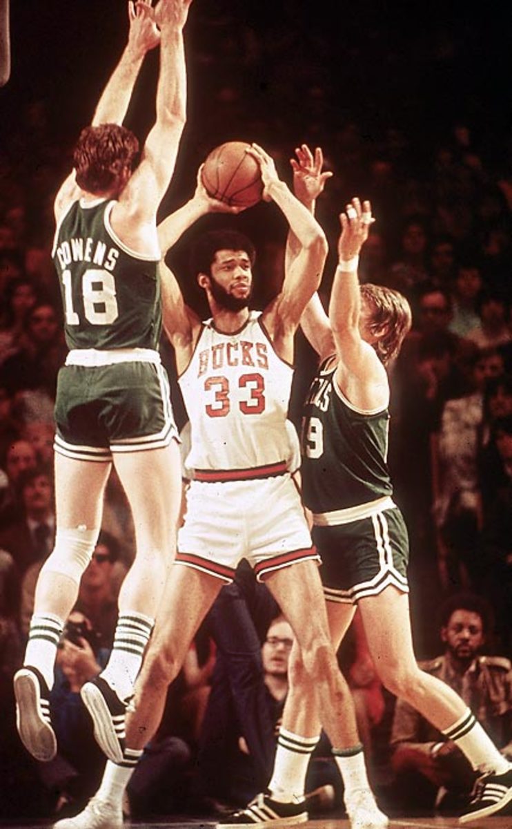 Kareem at the 1974 NBA Finals.