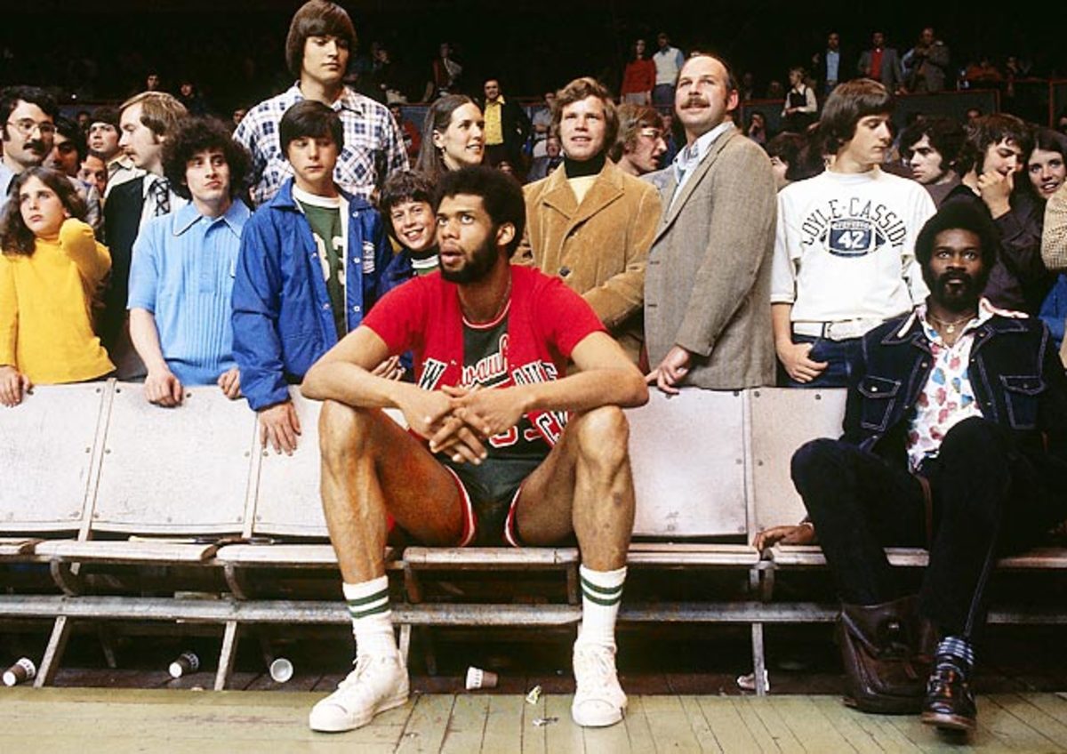 Kareem at the 1974 NBA Finals.