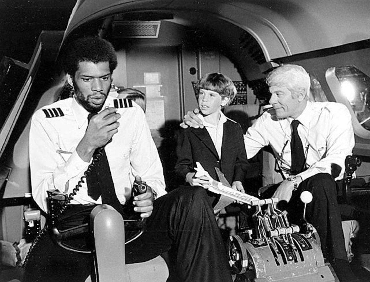 Kareem playing Roger Murdock in the 1980 film "Airplane."