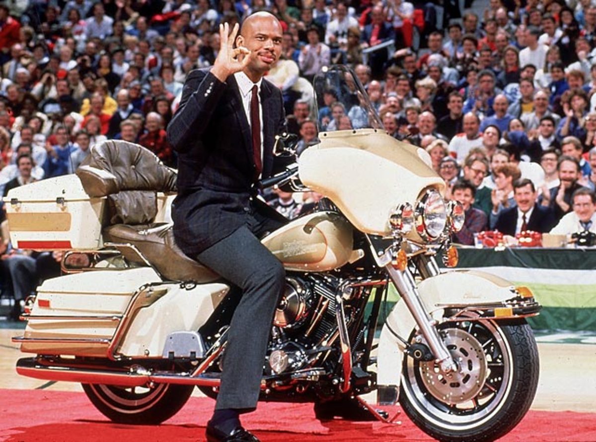 Kareem at his last Milwaukee game in 1988.