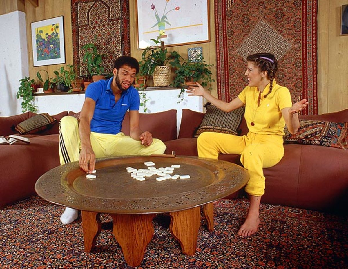 Kareem with friend Cheryl Pistono in 1980.