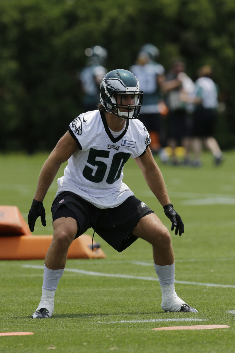 Eagles like their formidable group of inside linebackers Sports