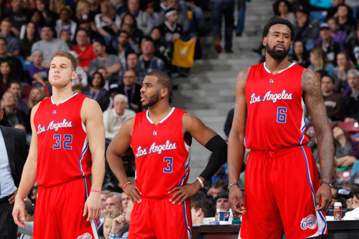 Blake Griffin, Chris Paul and DeAndre Jordan