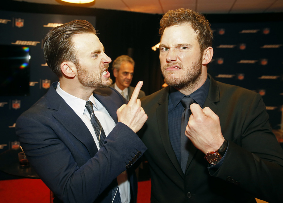 Chris Pratt, Chris Evans Super Bowl bet raises 27k for charity