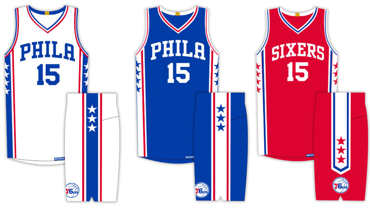 Philadelphia 76ers unveil new uniforms Sports Illustrated