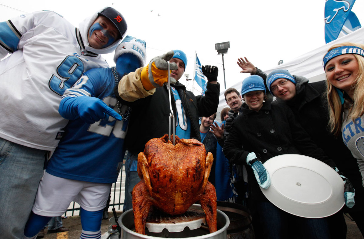 Fried Turkey at a tailgate in 2011. 