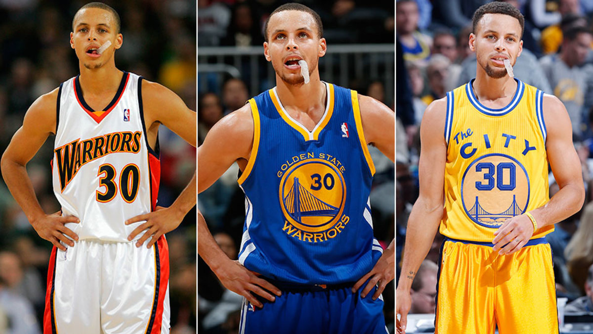 Steph Curry through the years