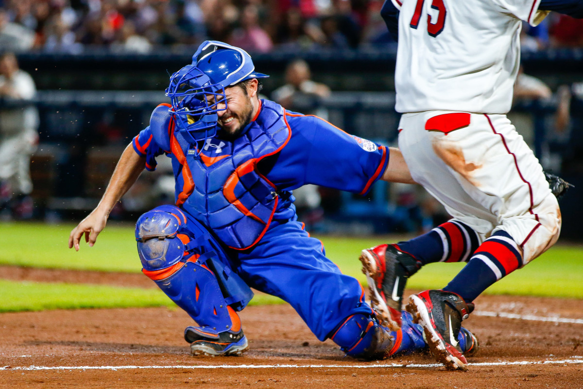 Travis d'Arnaud injury New York Mets catcher (elbow) on DL Sports