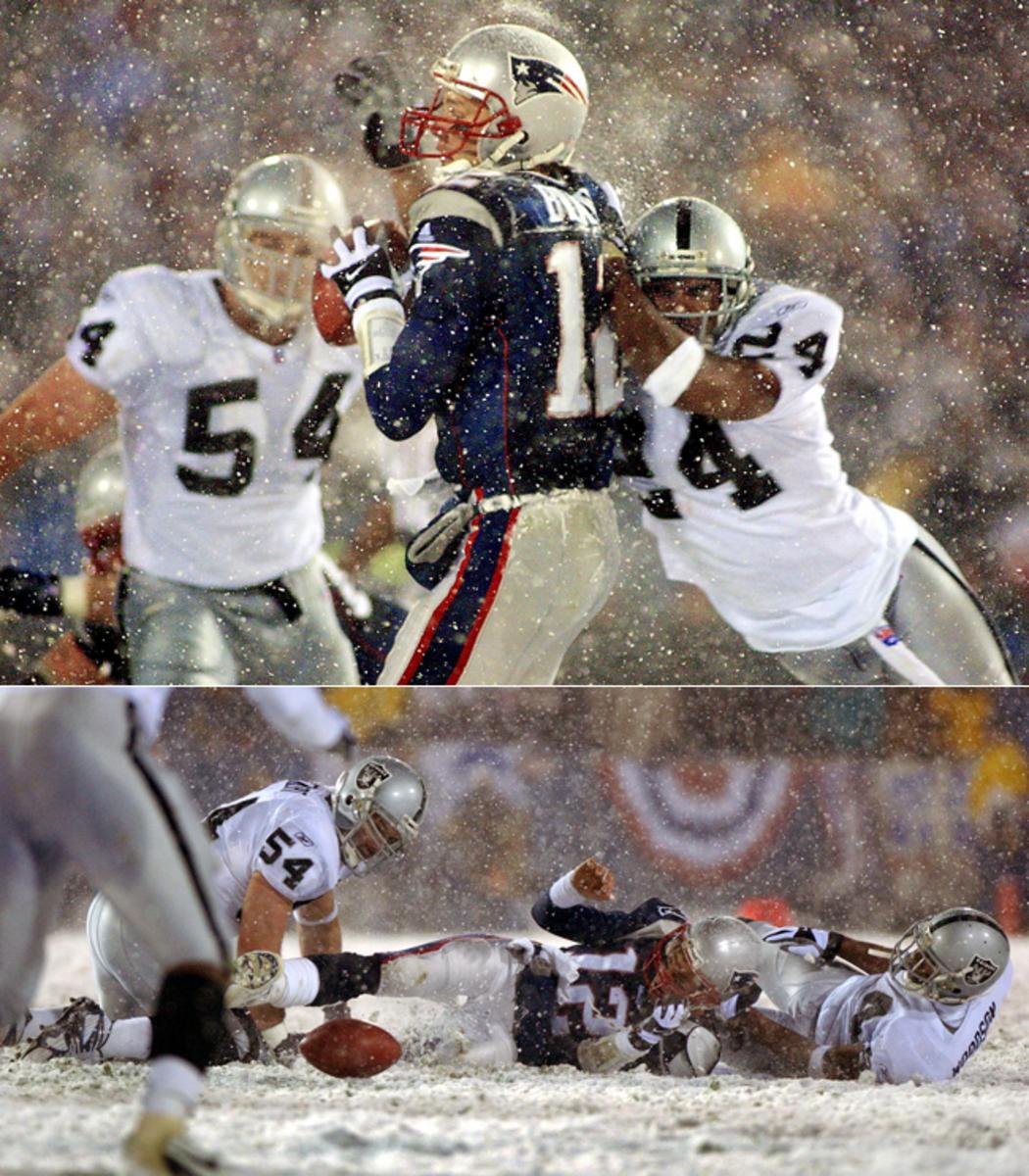 Charles Woodson says he has never spoken with Tom Brady, a fellow Michigan alum, about the Tuck Rule game.