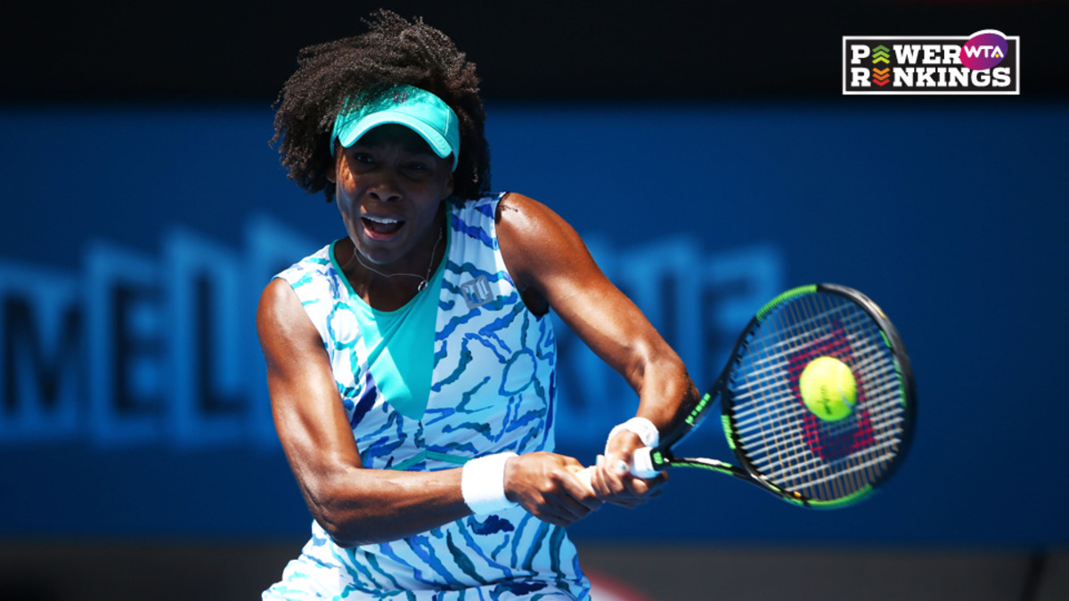 WTA power rankings Venus Williams' resurgent Australian Open run puts
