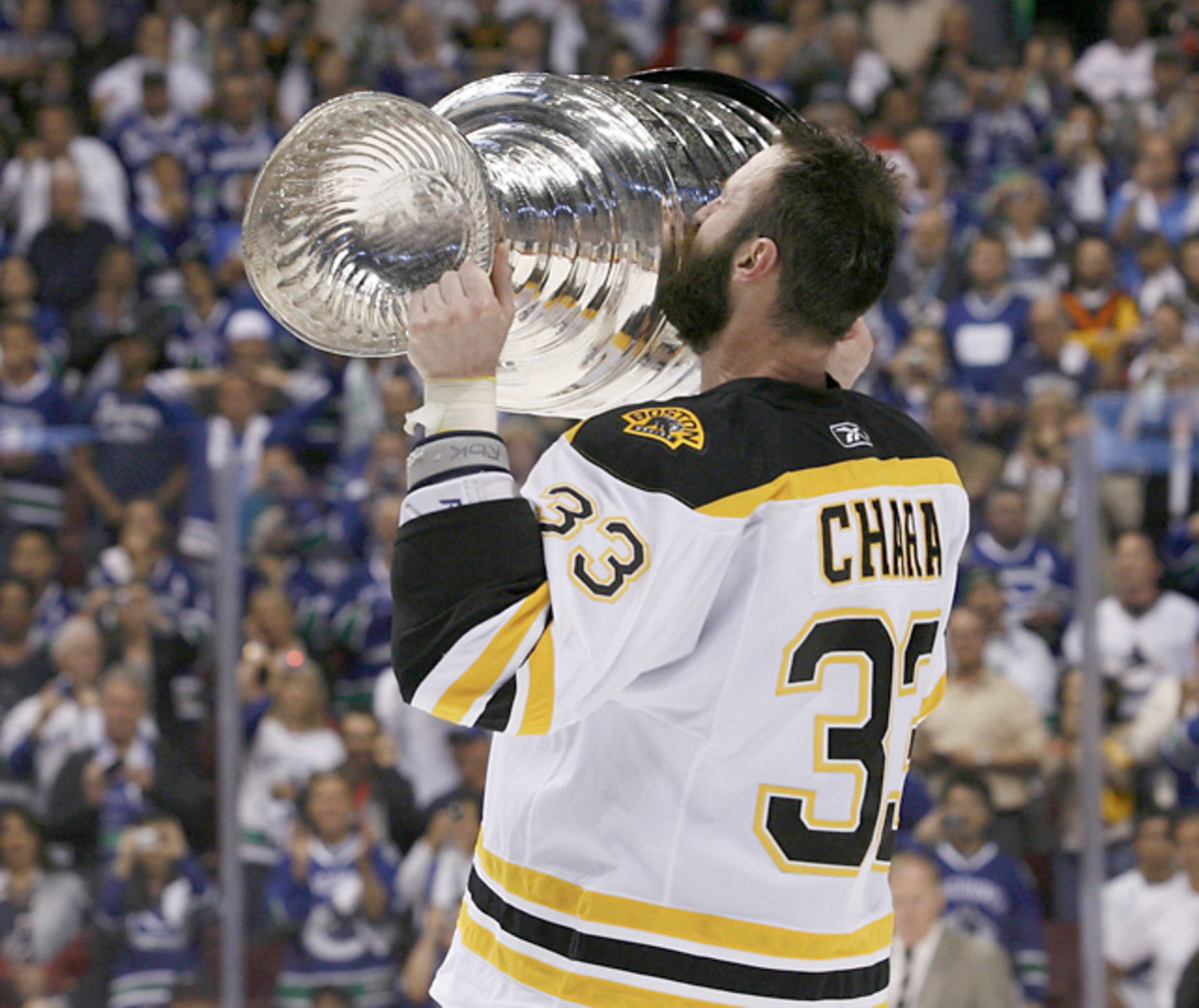 Zdeno Chara and Stanley Cup